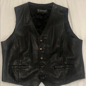 Wilson Black Leather Apparel